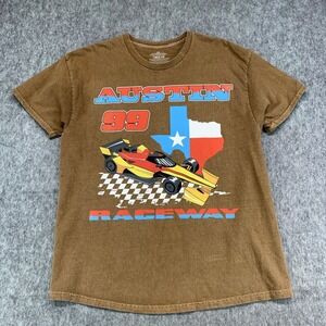 Austin Raceway Racing Cars Texas Graphic UNISEX T-shirt 100% COTTON - Size L